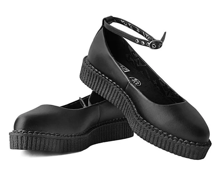 TUK Shoes Shoe Accessories Adult Black Mary Jane Strap