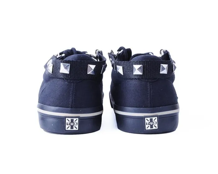 TUK Shoes Shoe Accessories Adult Silver Pyramid Stud Bondage Strap