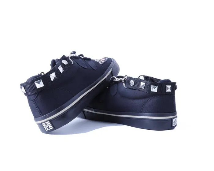 TUK Shoes Shoe Accessories Adult Silver Pyramid Stud Bondage Strap