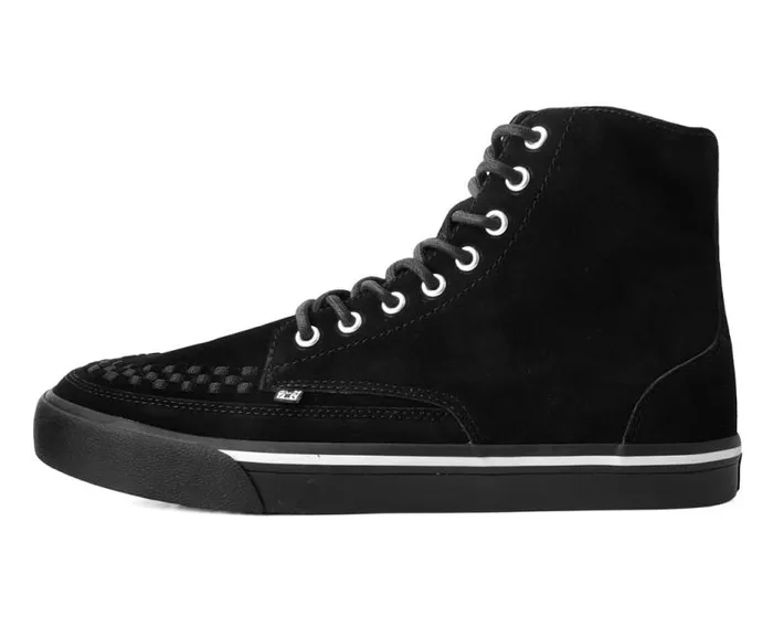 TUK Shoes Sneakers Women Black Suede 8Eye Sneaker Boot