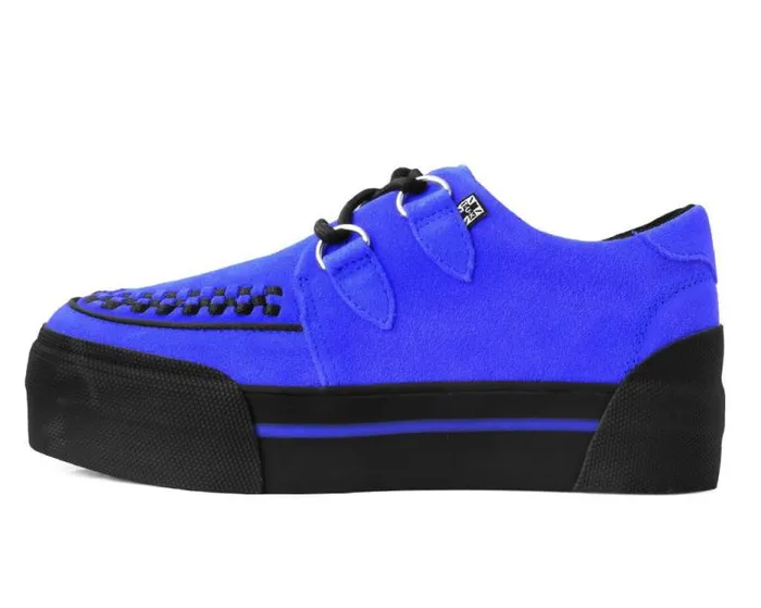 TUK Shoes Sneakers Women Black Suede Platform Sneaker