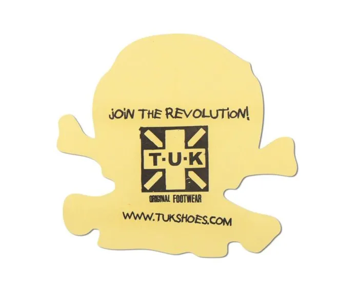 TUK Shoes Stickers Pins Patches Totes Adult TUK The World Birdie Die Cut Sticker TUK Shoes Stickers Pins Patches Totes Adult TUK The World Birdie Die Cut Sticker