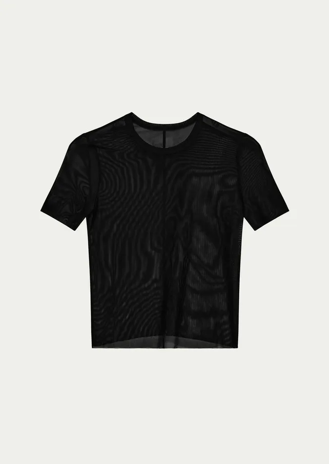 Tees DISCOVERY MESH TEE IN BLACK 8211 PE Nation Women