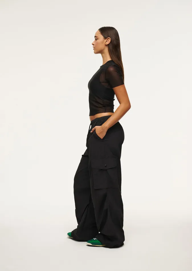 Tees DISCOVERY MESH TEE IN BLACK 8211 PE Nation Women