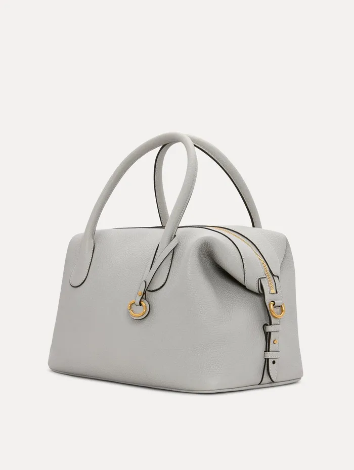 The Dahlia Grigio Perla Women Oscar De La Renta Signature Handbags The Dahlia Grigio Perla Women Oscar De La Renta Signature Handbags