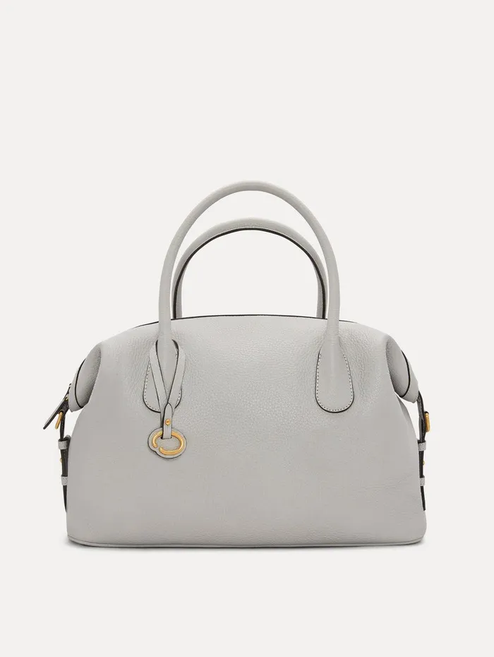 The Dahlia Grigio Perla Women Oscar De La Renta Signature Handbags The Dahlia Grigio Perla Women Oscar De La Renta Signature Handbags