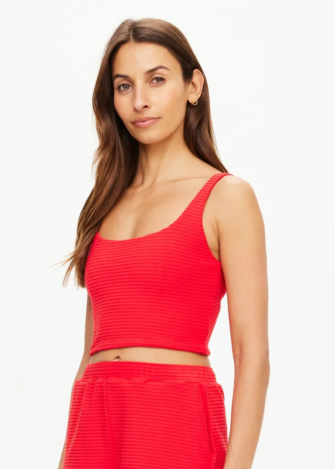 THE UPSIDE Shirts and Tanks Women QUINCE LUCIA CROP THE UPSIDE Shirts and Tanks Women QUINCE LUCIA CROP