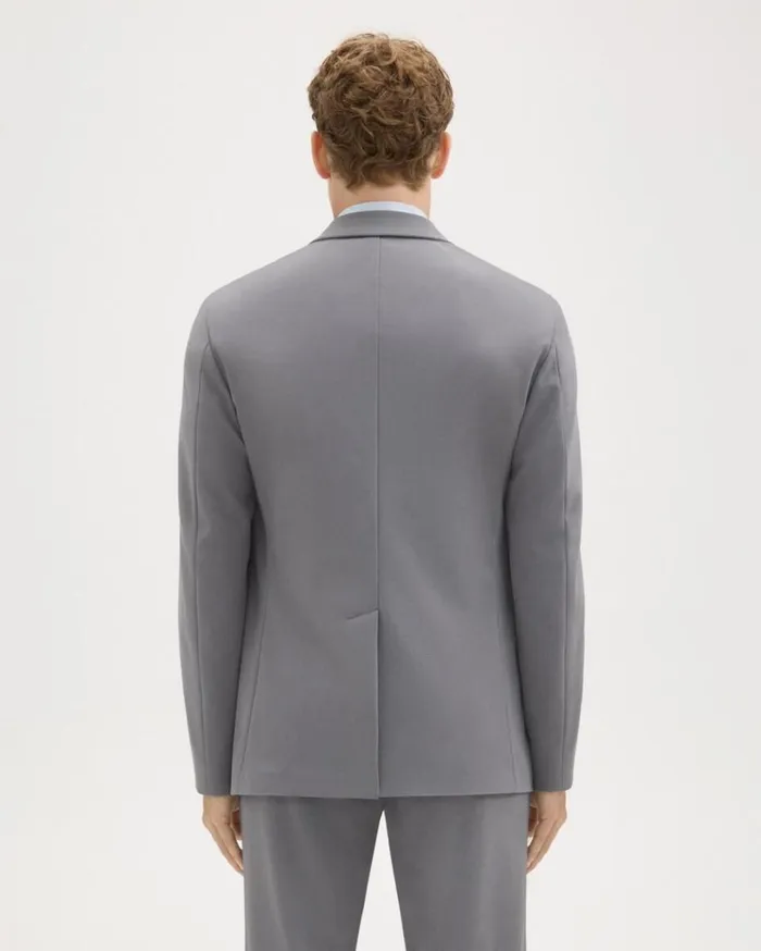 Theory Clinton Blazer In Precision Ponte Stone Men Blazers Jackets Theory Clinton Blazer In Precision Ponte Stone Men Blazers Jackets
