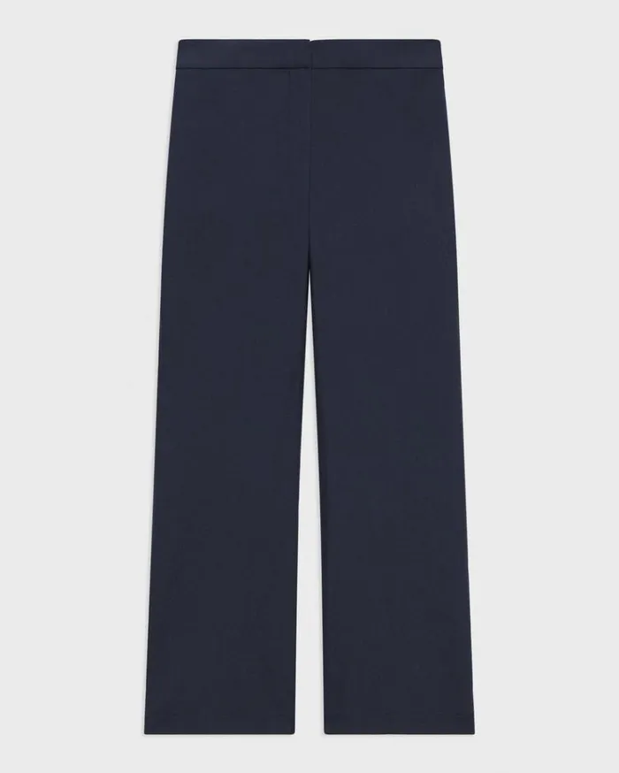 Theory Kick Pant In Stretch Cotton Nocturne Navy Women Pants Theory Kick Pant In Stretch Cotton Nocturne Navy Women Pants