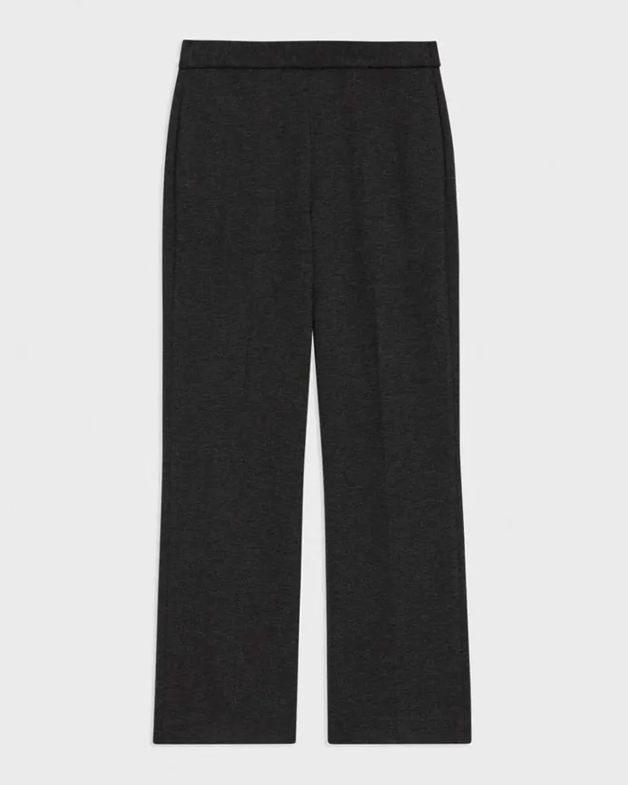 Theory PullOn Pant In DoubleKnit Jersey Charcoalblack Women Pants Theory PullOn Pant In DoubleKnit Jersey Charcoalblack Women Pants