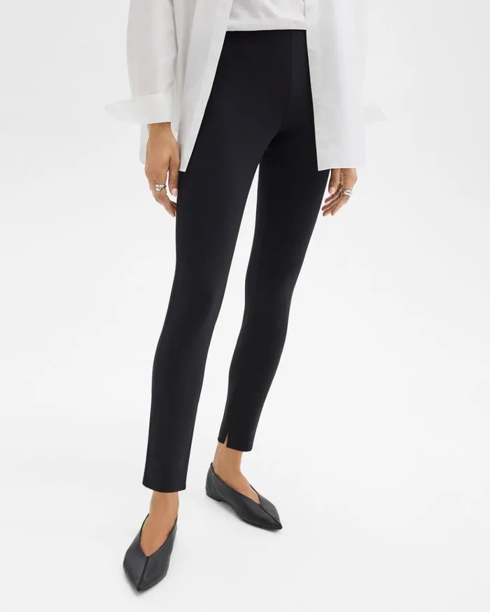 Theory Skinny Legging In Scuba Black Women Pants Theory Skinny Legging In Scuba Black Women Pants
