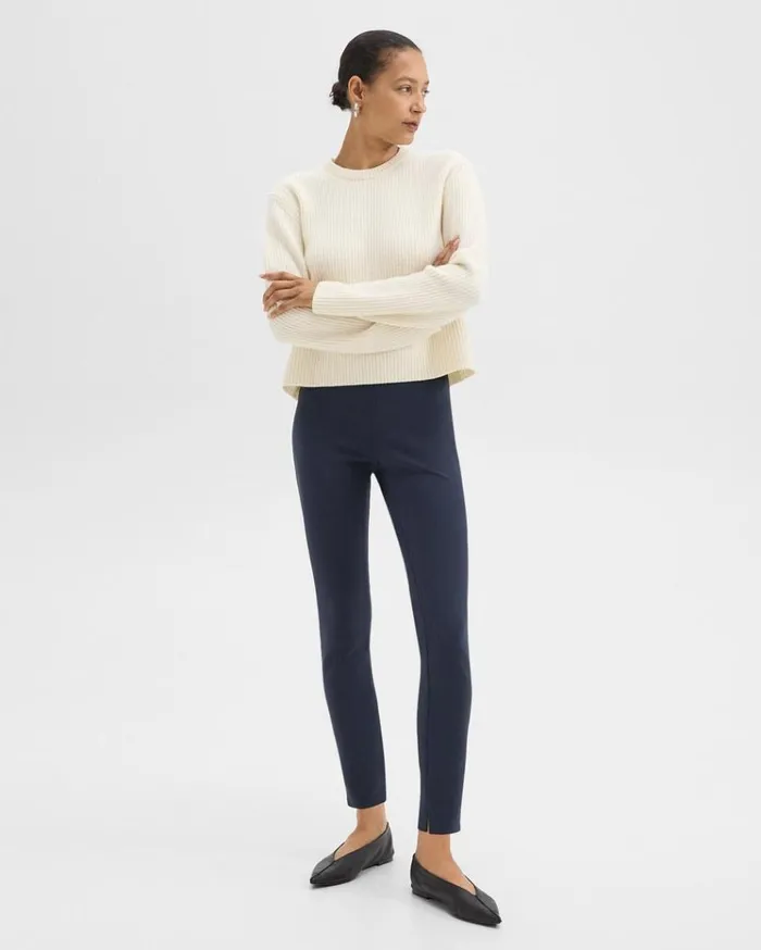 Theory Skinny Legging In Scuba Nocturne Navy Women Pants Theory Skinny Legging In Scuba Nocturne Navy Women Pants