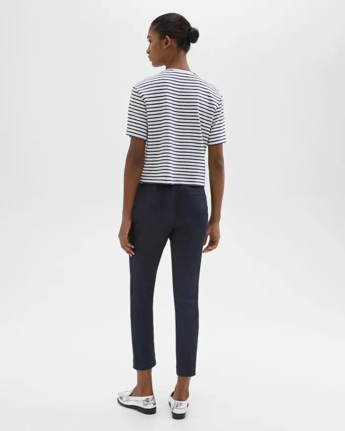Theory Treeca PullOn Pant In Good Linen Concord Women Pants
