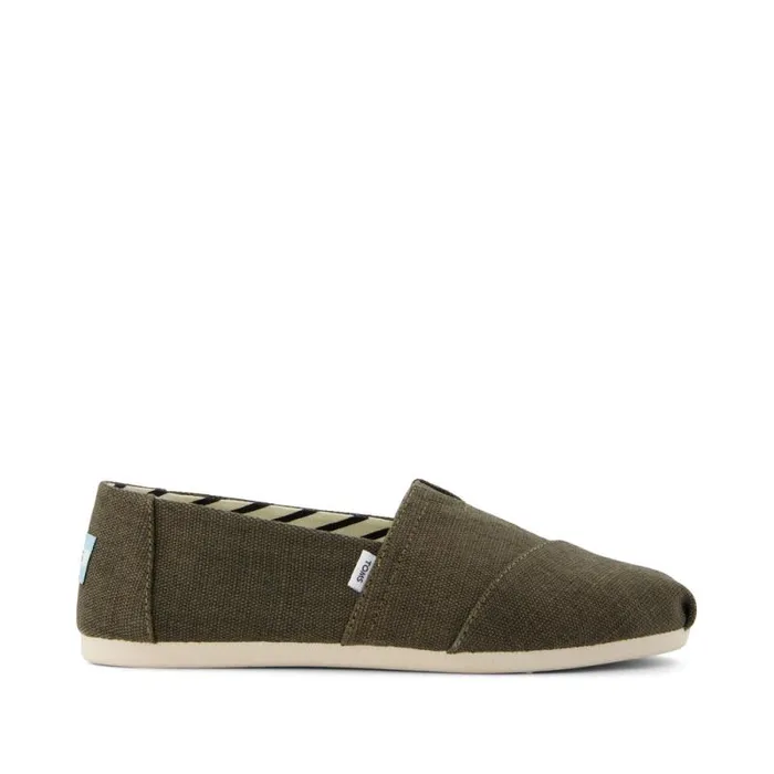 Toms Alpargatas Alpargata Heritage Canvas Canteen Green 8211 Women