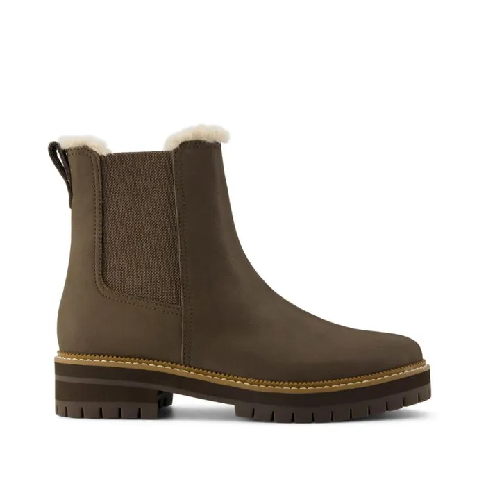 Toms Boots and Booties Bennet Boot Water Resistant Canteen Nubuck Leather Faux Fur 8211 Women Toms Boots and Booties Bennet Boot Water Resistant Canteen Nubuck Leather Faux Fur 8211 Women