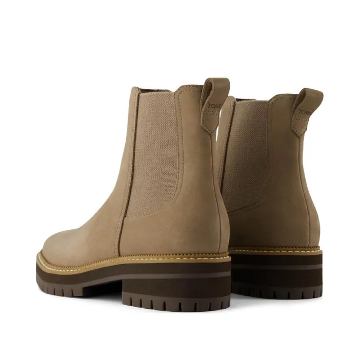 Toms Boots and Booties Bennet Boot Water Resistant Dune Nubuck Leather 8211 Women