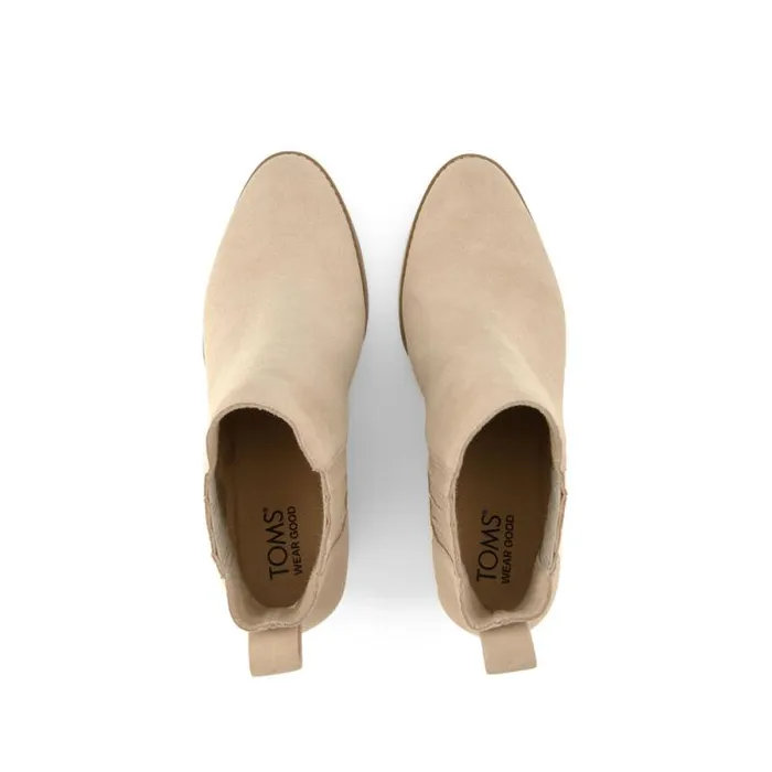 Toms Boots and Booties Noa Ankle Boot Natural Suede 8211 Women Toms Boots and Booties Noa Ankle Boot Natural Suede 8211 Women
