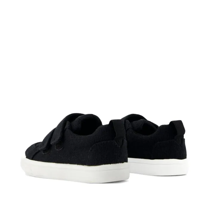 Toms Dress Casual Cruz Double Strap Toddler Sneaker Black Heritage Canvas 8211 Kids