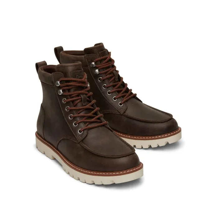 Toms Dress Casual Palomar Boot Dark Brown Water Resistant Leather 8211 Men Toms Dress Casual Palomar Boot Dark Brown Water Resistant Leather 8211 Men