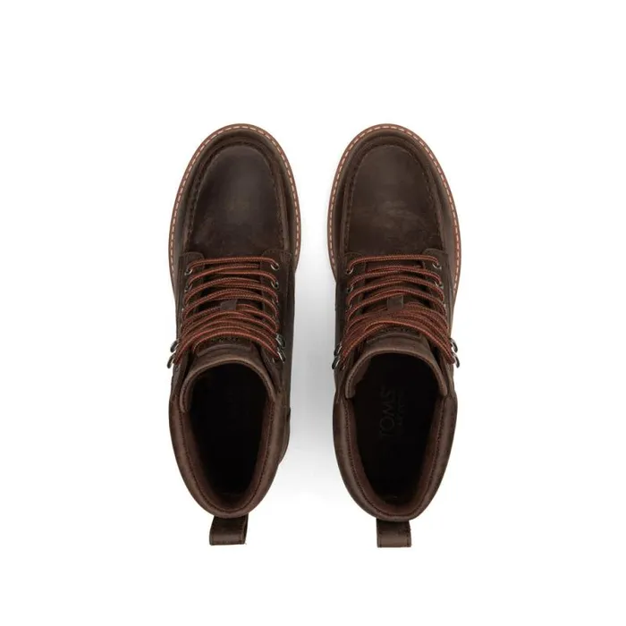 Toms Dress Casual Palomar Boot Dark Brown Water Resistant Leather 8211 Men Toms Dress Casual Palomar Boot Dark Brown Water Resistant Leather 8211 Men