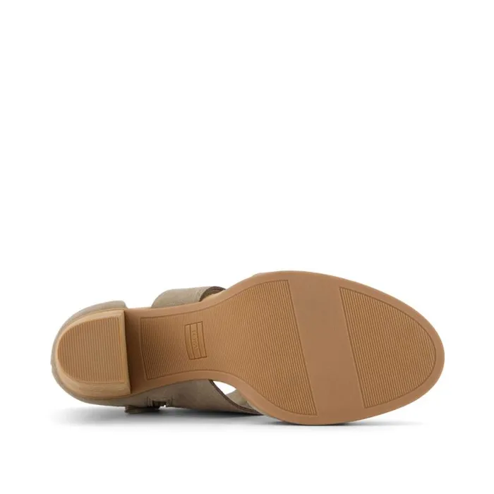 Toms Heels and Wedges Milan Closed Toe Heel Suede Dune 8211 Women Toms Heels and Wedges Milan Closed Toe Heel Suede Dune 8211 Women