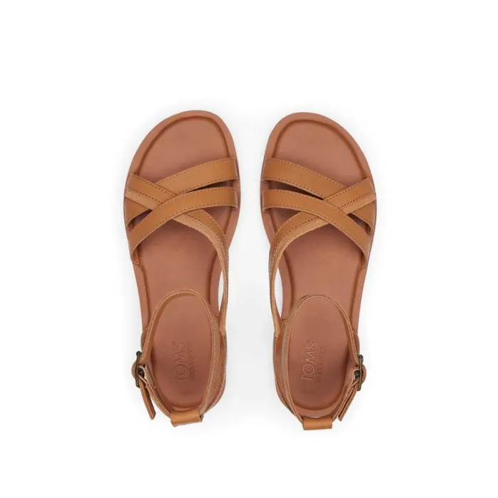 Toms Sandals Rory Sandal Tan Leather 8211 Women Toms Sandals Rory Sandal Tan Leather 8211 Women