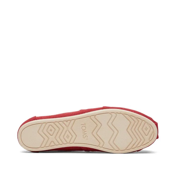 Toms Slip Ons Alpargata Red Heritage Canvas 8211 Women Toms Slip Ons Alpargata Red Heritage Canvas 8211 Women
