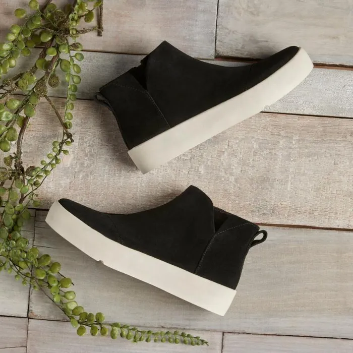 Toms Slip Ons Verona Mid Platform Sneaker Suede Black 8211 Women Toms Slip Ons Verona Mid Platform Sneaker Suede Black 8211 Women