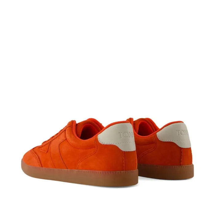 Toms Sneakers Collins Casual LaceUp Sneaker Flame Suede And Leather 8211 Women Toms Sneakers Collins Casual LaceUp Sneaker Flame Suede And Leather 8211 Women