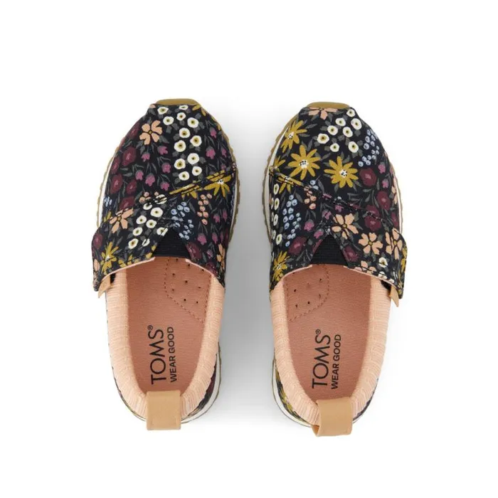 Toms Sneakers Resident Toddler Sneaker Black Wildflowers 8211 Kids Toms Sneakers Resident Toddler Sneaker Black Wildflowers 8211 Kids