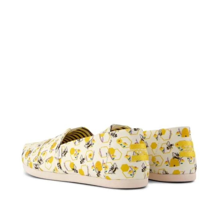 Toms TOMS Classics Alpargata Cloudbound Floral Honeycomb Bees 8211 Women Toms TOMS Classics Alpargata Cloudbound Floral Honeycomb Bees 8211 Women