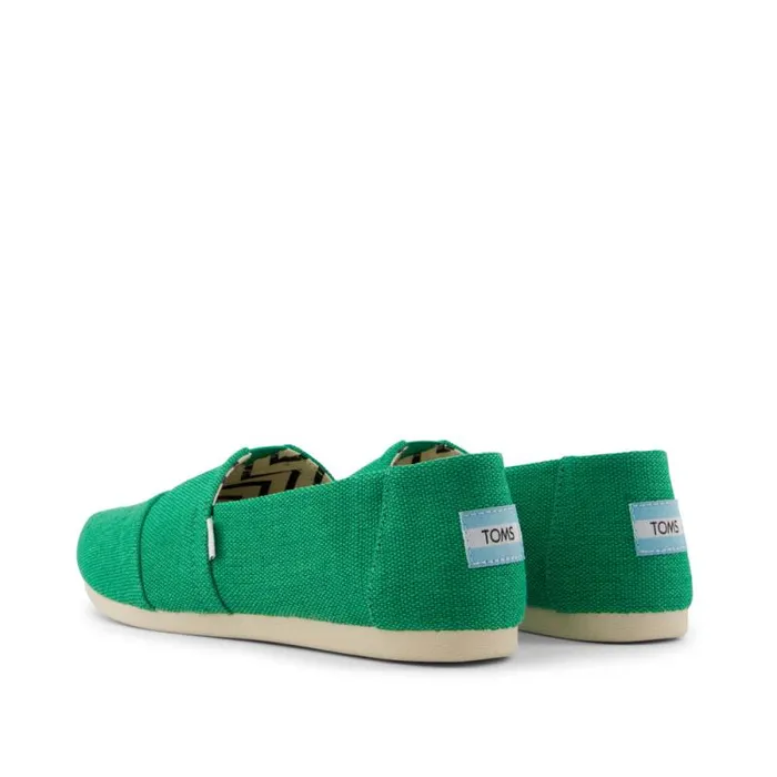 Toms TOMS Classics Alpargata Deep Mint Heritage Canvas 8211 Women Toms TOMS Classics Alpargata Deep Mint Heritage Canvas 8211 Women