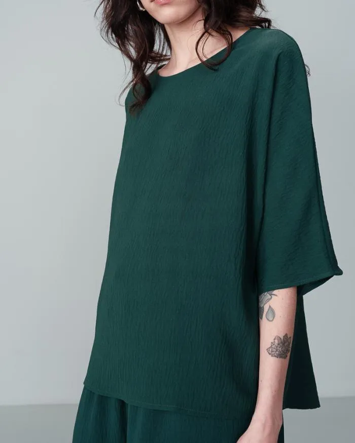 TOP VERT NAVEL Shop Grace and Mila 34 Sleeves Tshirts