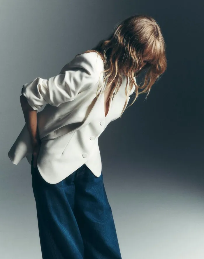Tops and Shirts Women Madewell VNeck Vest In Wool Blend Winter White