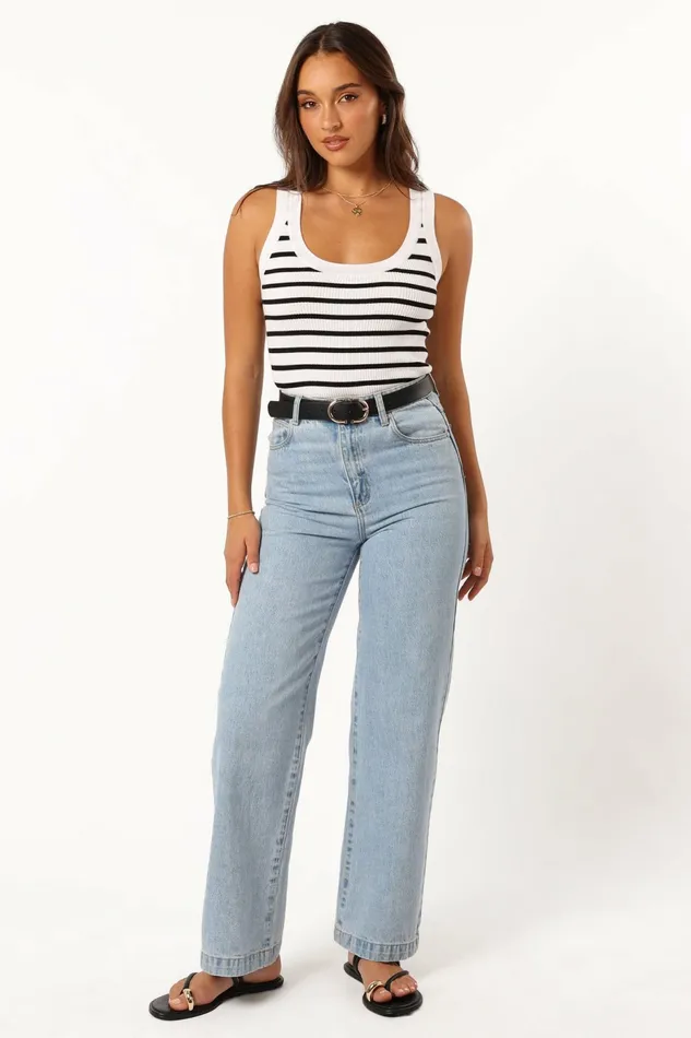 Tops Petal and Pup Women Kloe Top White Stripe