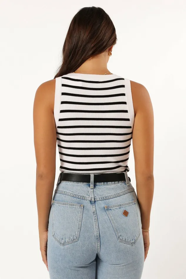 Tops Petal and Pup Women Kloe Top White Stripe