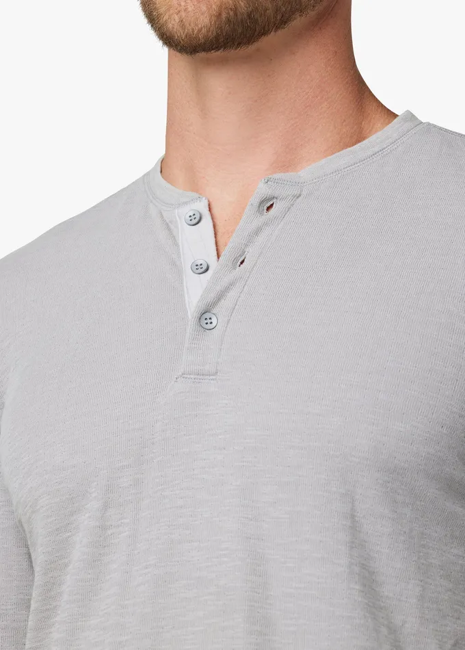 Tops Tees DWIGHT DOUBLEFACE HENLEY Ultimate Grey 8211 Joe8217s Jeans Men Tops Tees DWIGHT DOUBLEFACE HENLEY Ultimate Grey 8211 Joe8217s Jeans Men