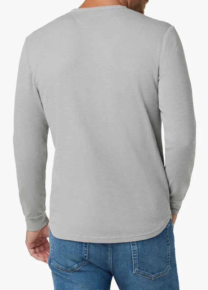 Tops Tees DWIGHT DOUBLEFACE HENLEY Ultimate Grey 8211 Joe8217s Jeans Men Tops Tees DWIGHT DOUBLEFACE HENLEY Ultimate Grey 8211 Joe8217s Jeans Men