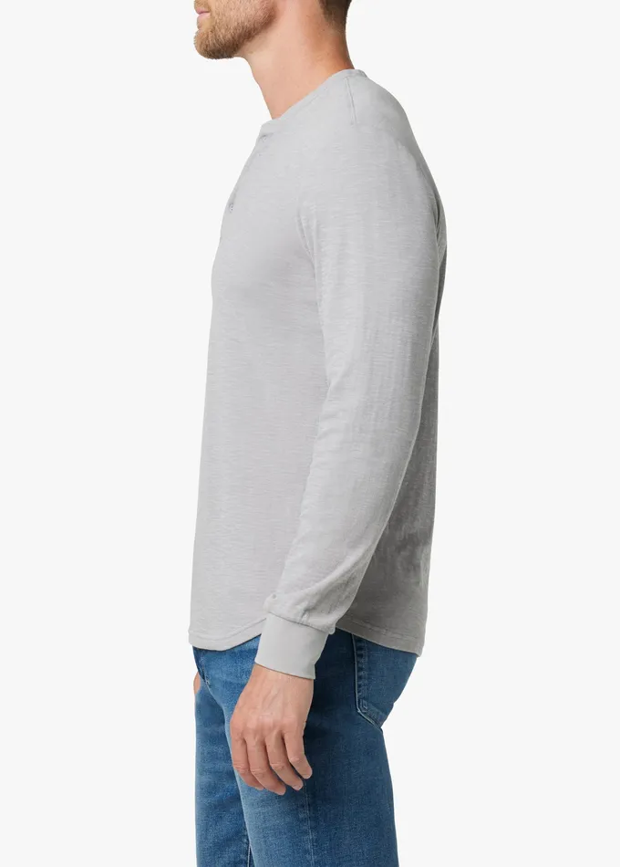 Tops Tees DWIGHT DOUBLEFACE HENLEY Ultimate Grey 8211 Joe8217s Jeans Men Tops Tees DWIGHT DOUBLEFACE HENLEY Ultimate Grey 8211 Joe8217s Jeans Men