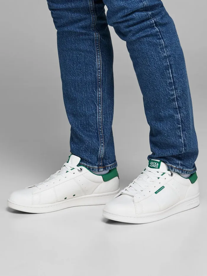 Trainers JACK and JONES Mens STREETSTYLE PU LEATHER SNEAKERS White Amazon Gift Ideas Trainers JACK and JONES Mens STREETSTYLE PU LEATHER SNEAKERS White Amazon Gift Ideas