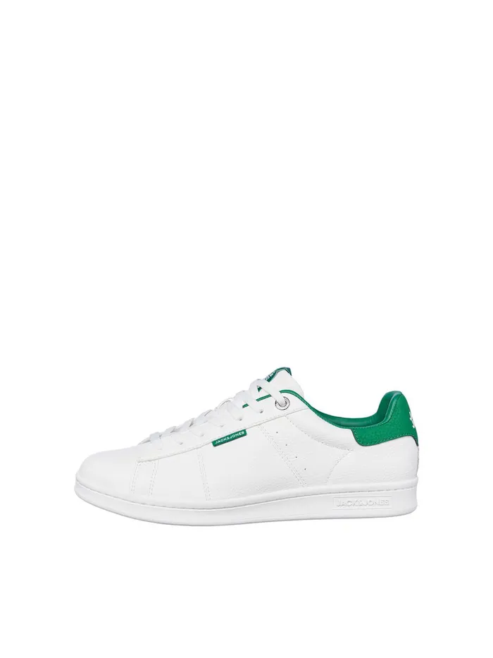 Trainers JACK and JONES Mens STREETSTYLE PU LEATHER SNEAKERS White Amazon Gift Ideas