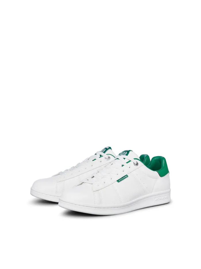 Trainers JACK and JONES Mens STREETSTYLE PU LEATHER SNEAKERS White Amazon Gift Ideas