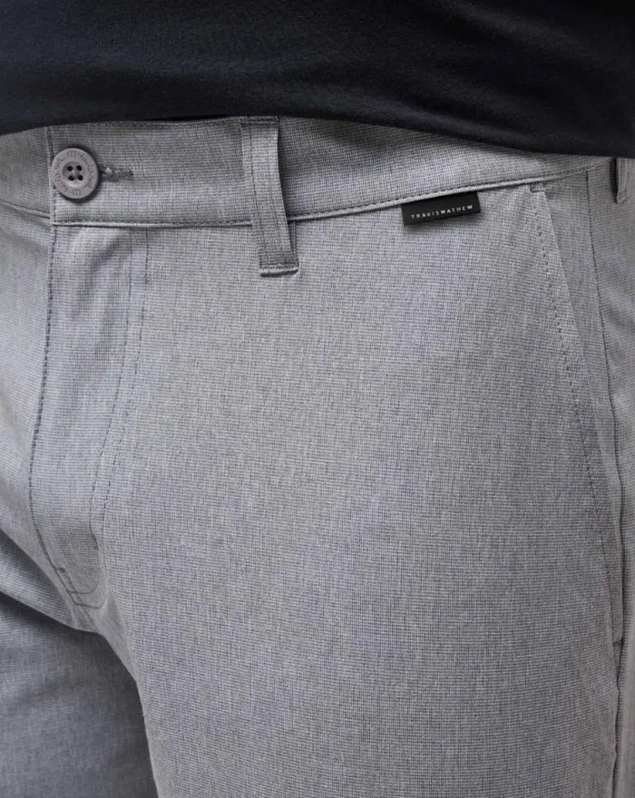 TravisMathew BECK SHORT 95IN Light Grey Men Shorts TravisMathew BECK SHORT 95IN Light Grey Men Shorts