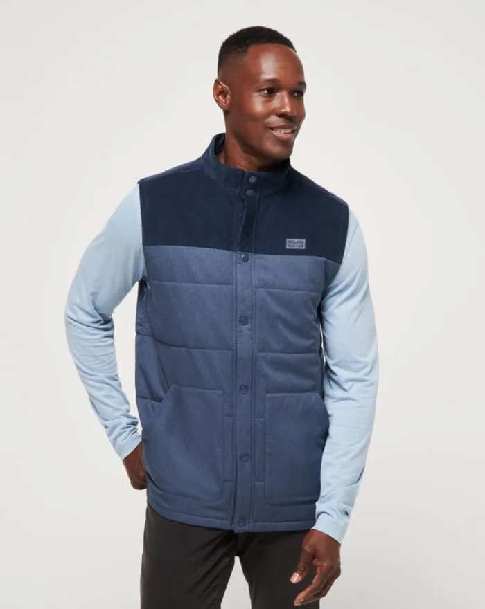 TravisMathew BUSINESS CLASS VEST Total Eclipse Men Vests