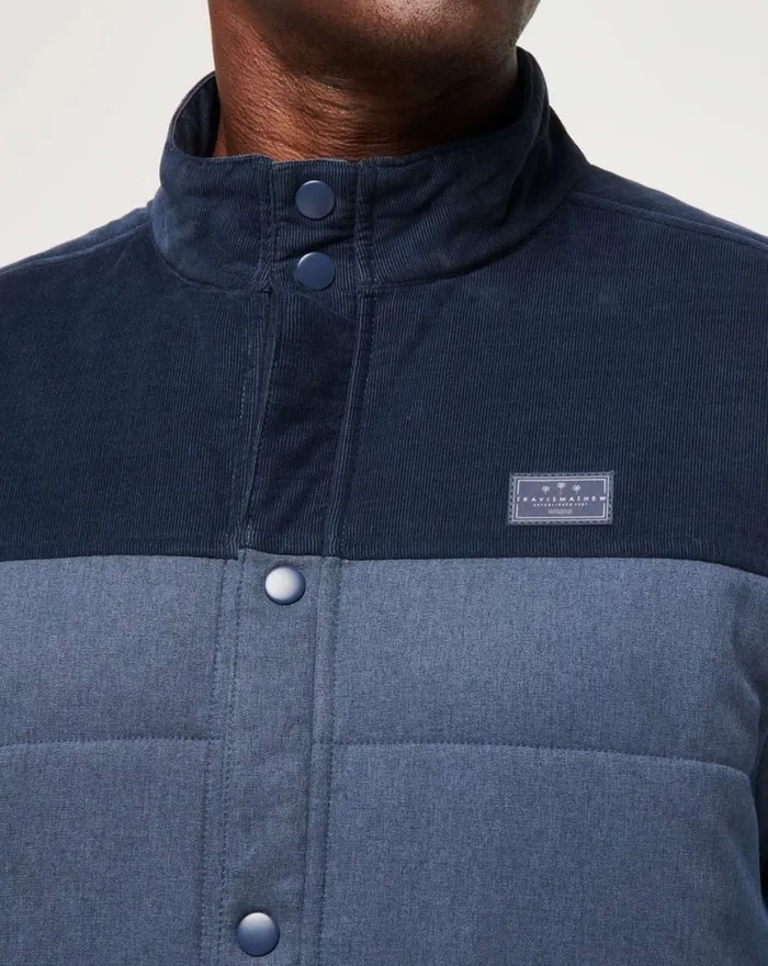 TravisMathew BUSINESS CLASS VEST Total Eclipse Men Vests