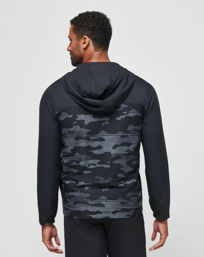 TravisMathew CAMO TECH HOODIE Black Men Hoodies and Sweatshirts TravisMathew CAMO TECH HOODIE Black Men Hoodies and Sweatshirts