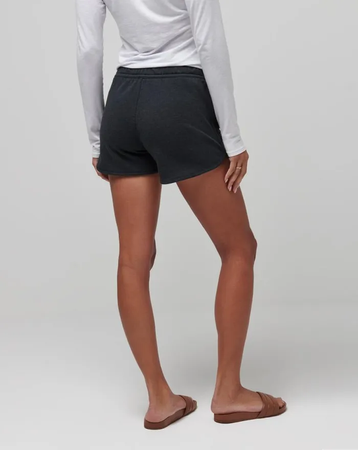 TravisMathew CLOUD FLEECE SHORT 20 Heather Black Women Shorts TravisMathew CLOUD FLEECE SHORT 20 Heather Black Women Shorts