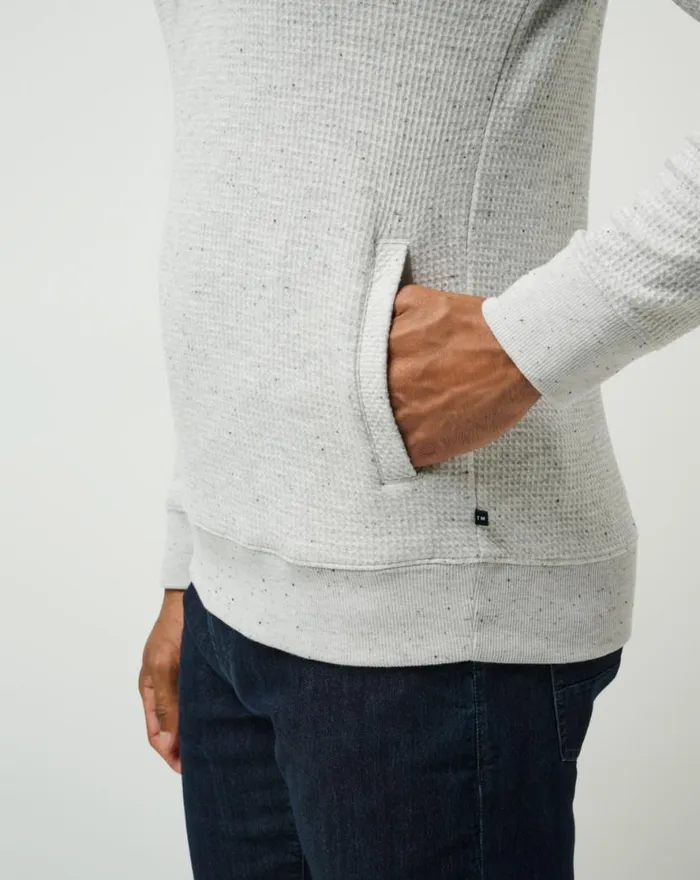 TravisMathew CLOUD WAFFLE HOODIE Light Grey Men Hoodies and Sweatshirts TravisMathew CLOUD WAFFLE HOODIE Light Grey Men Hoodies and Sweatshirts