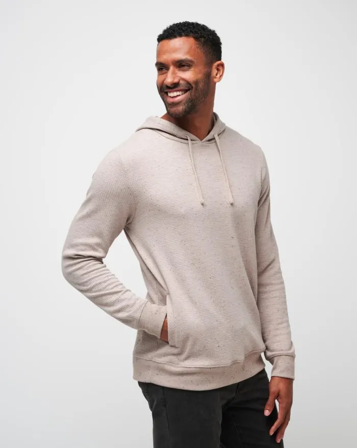 TravisMathew CLOUD WAFFLE HOODIE Oxford Tan Men Hoodies and Sweatshirts TravisMathew CLOUD WAFFLE HOODIE Oxford Tan Men Hoodies and Sweatshirts