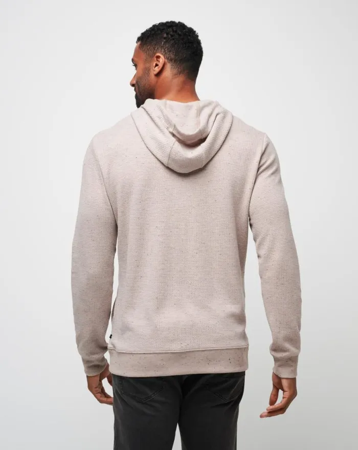 TravisMathew CLOUD WAFFLE HOODIE Oxford Tan Men Hoodies and Sweatshirts TravisMathew CLOUD WAFFLE HOODIE Oxford Tan Men Hoodies and Sweatshirts